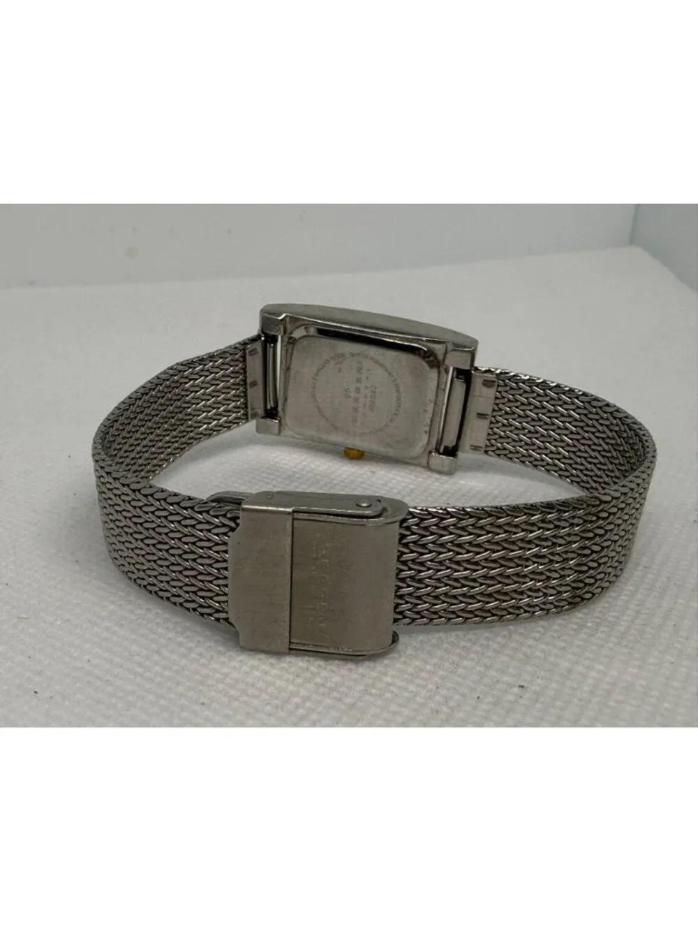 Skagen Denmark Women's Analog Watch Silver Tone Rectangle Mesh Band 20mm L064